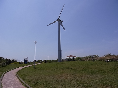 宮川公園と風車