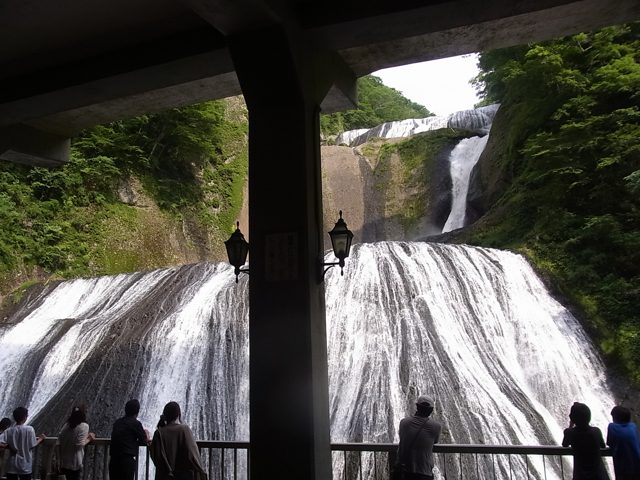第1観瀑台から見た袋田の滝