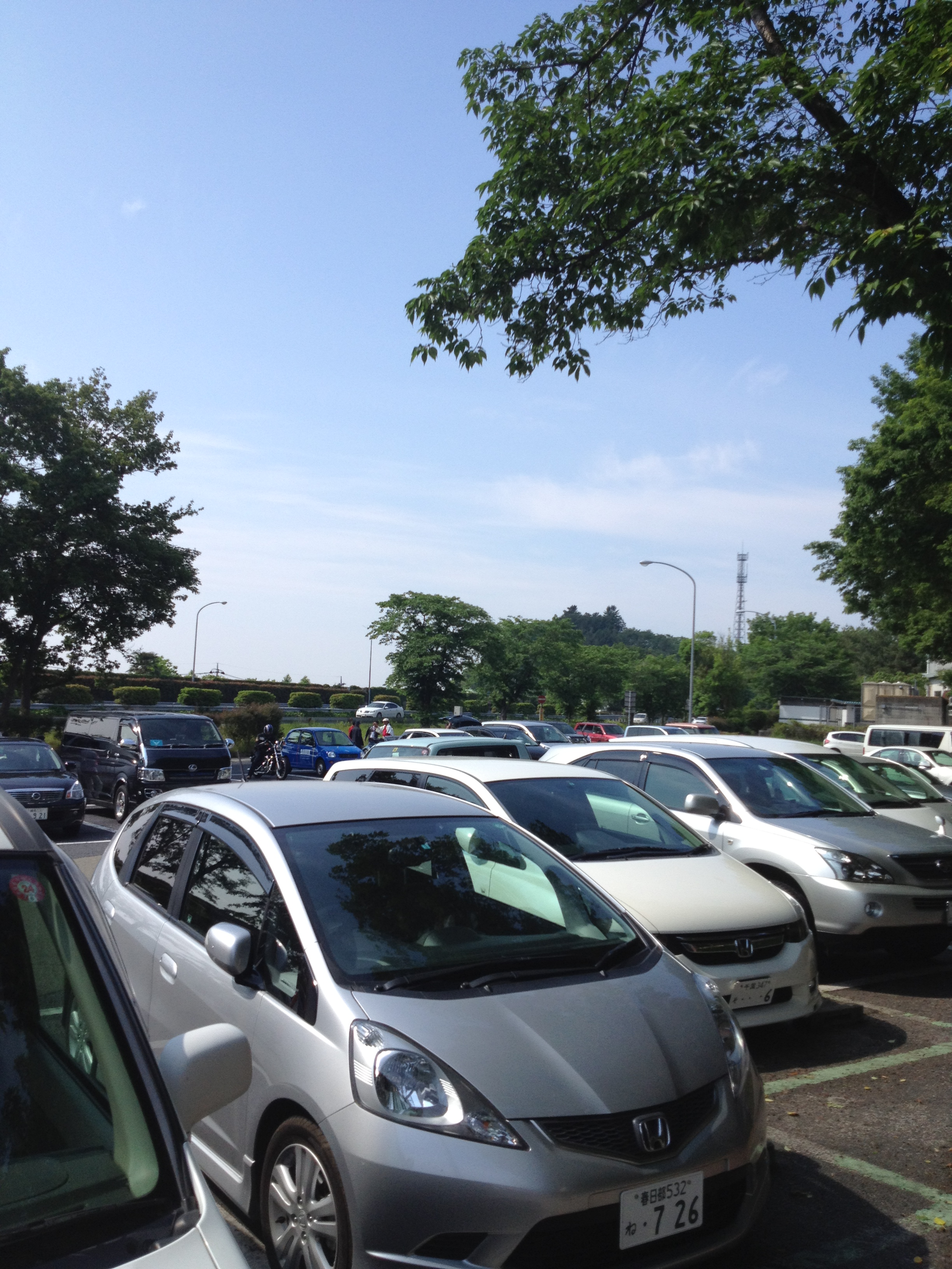 都賀西方パーキングエリアの駐車場