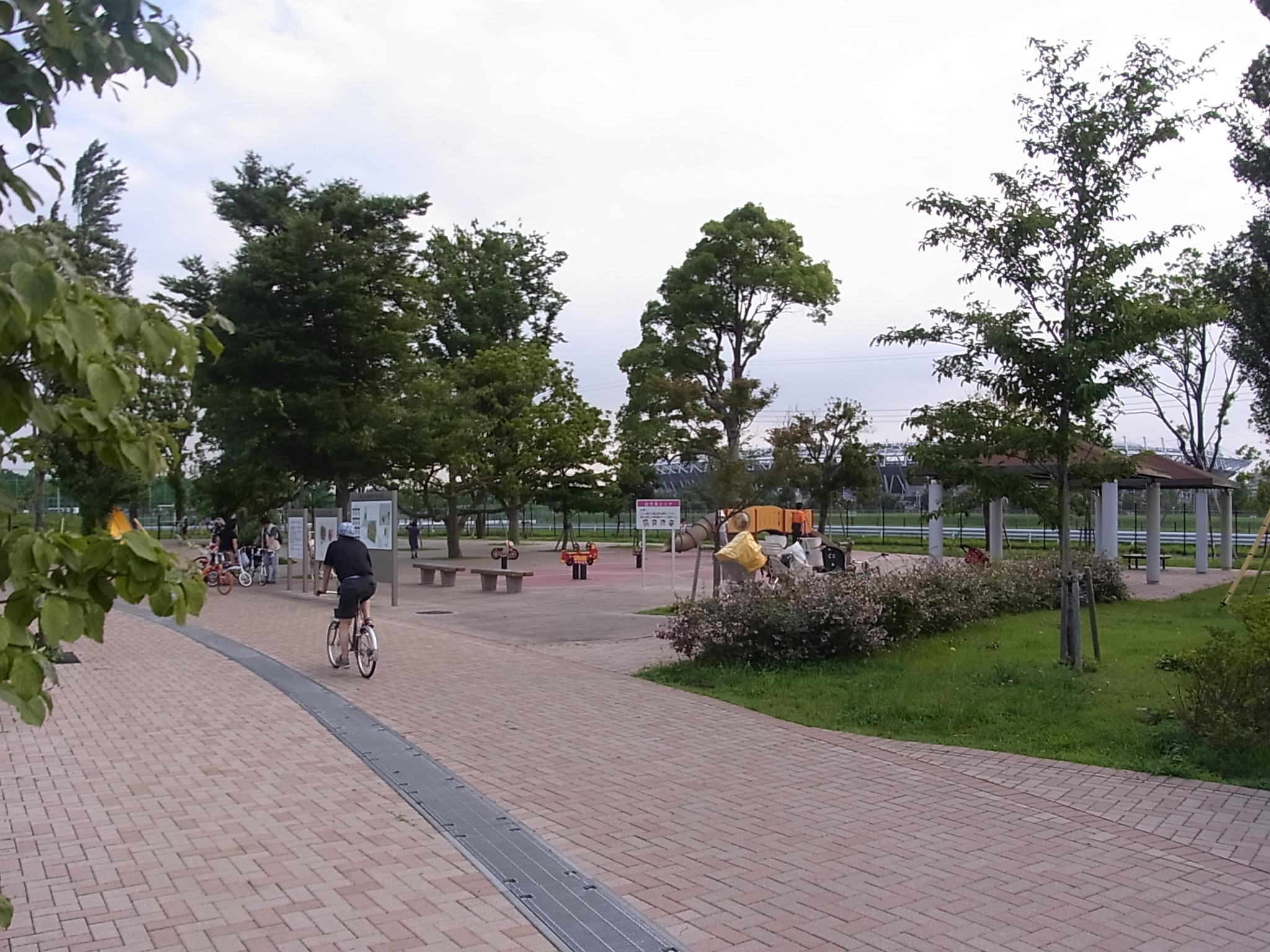 武蔵野の森公園の遊具広場
