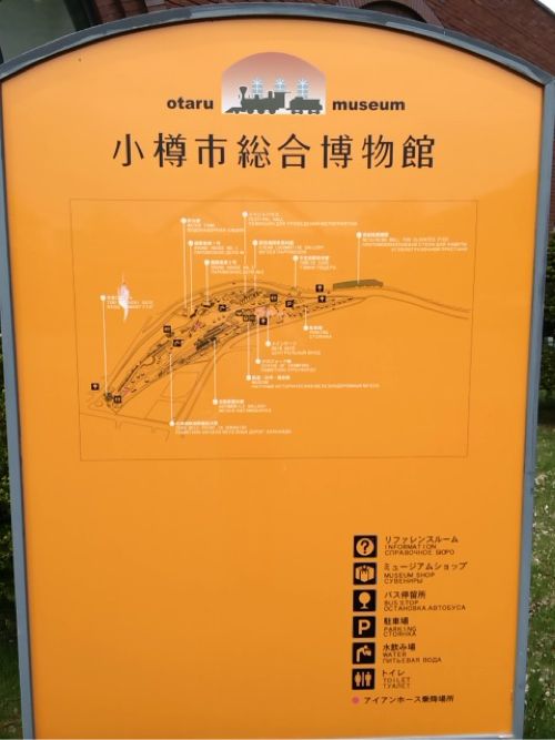小樽市総合博物館の案内図
