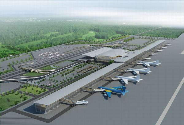 ハノイのノイバイ空港国際線ターミナルが新しくなりました