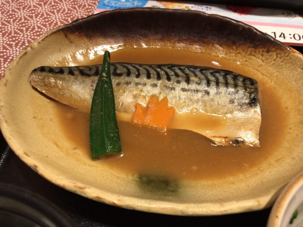 鯖味噌の定食