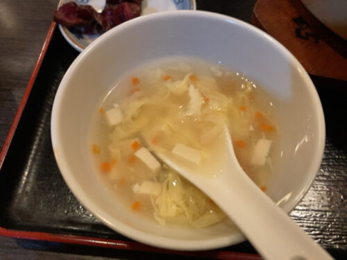 中華料理聚緣閣 中華スープ