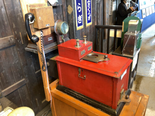天竜二俣駅　鉄道歴史館　閉塞機　タブレット