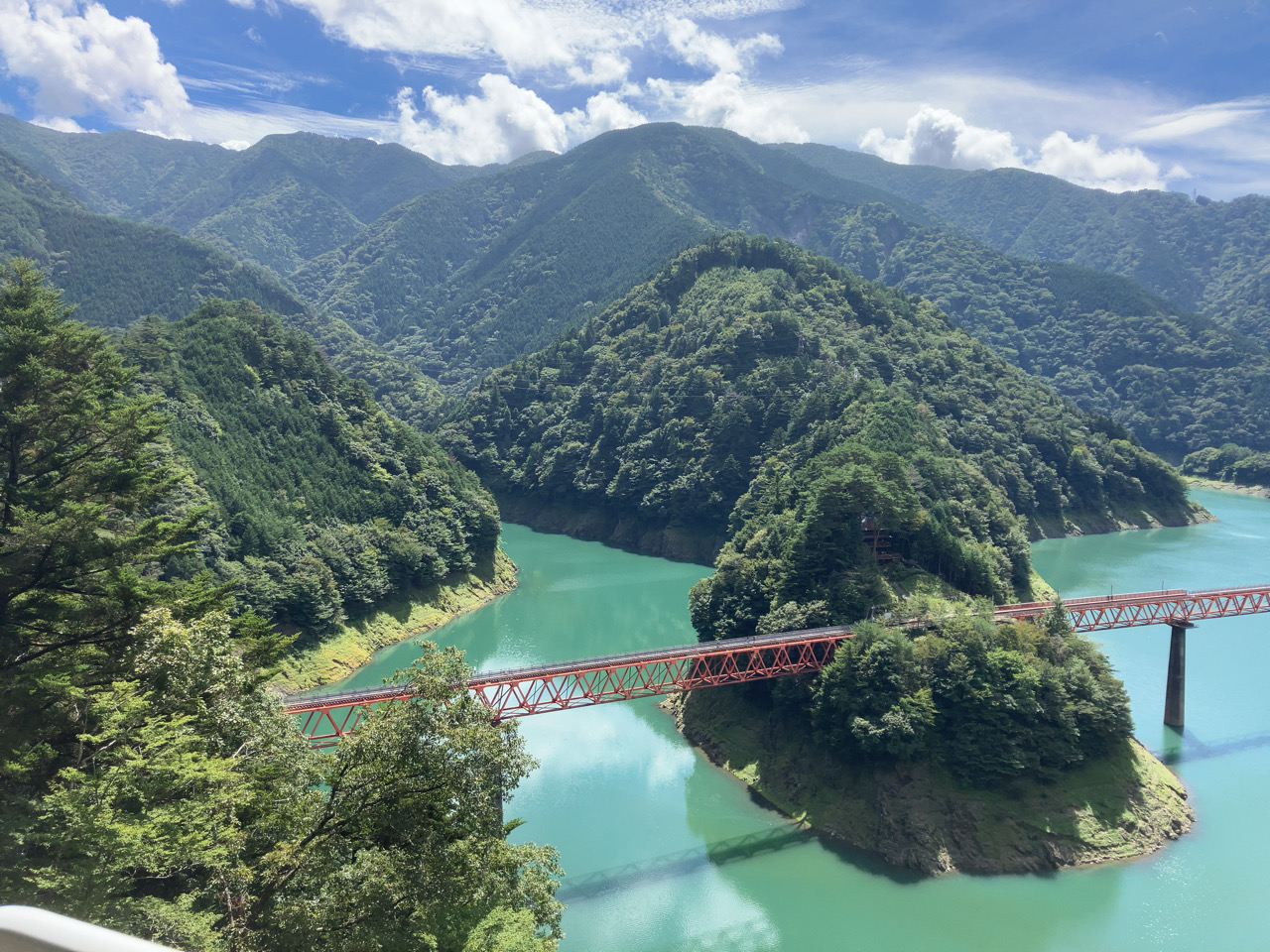 奥大井湖上駅展望所