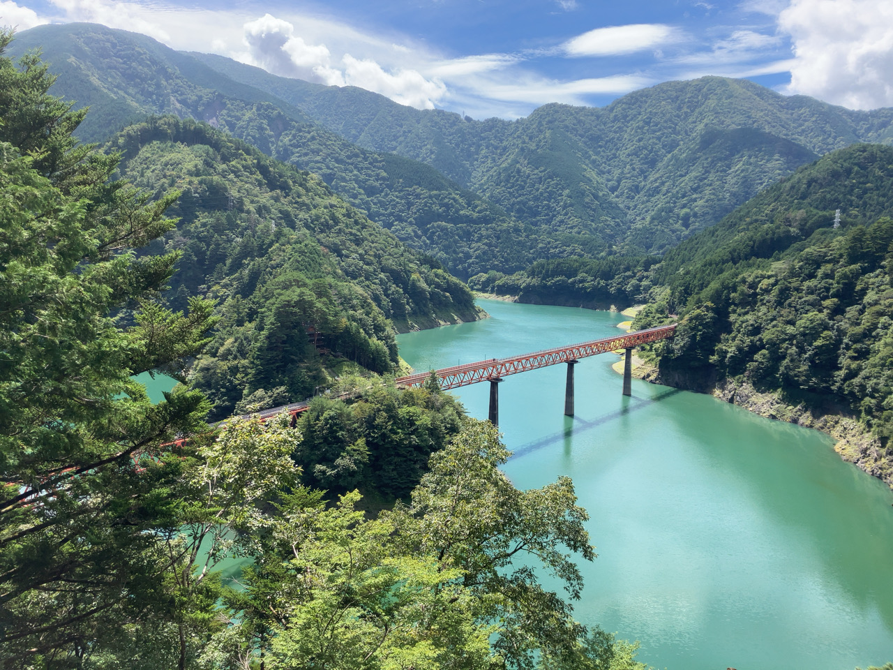 奥大井湖上駅展望所