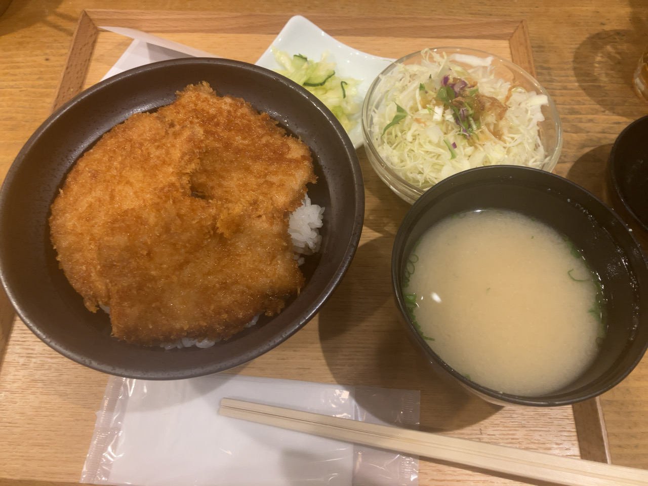 新潟カツ丼タレカツ本店カツ丼セット