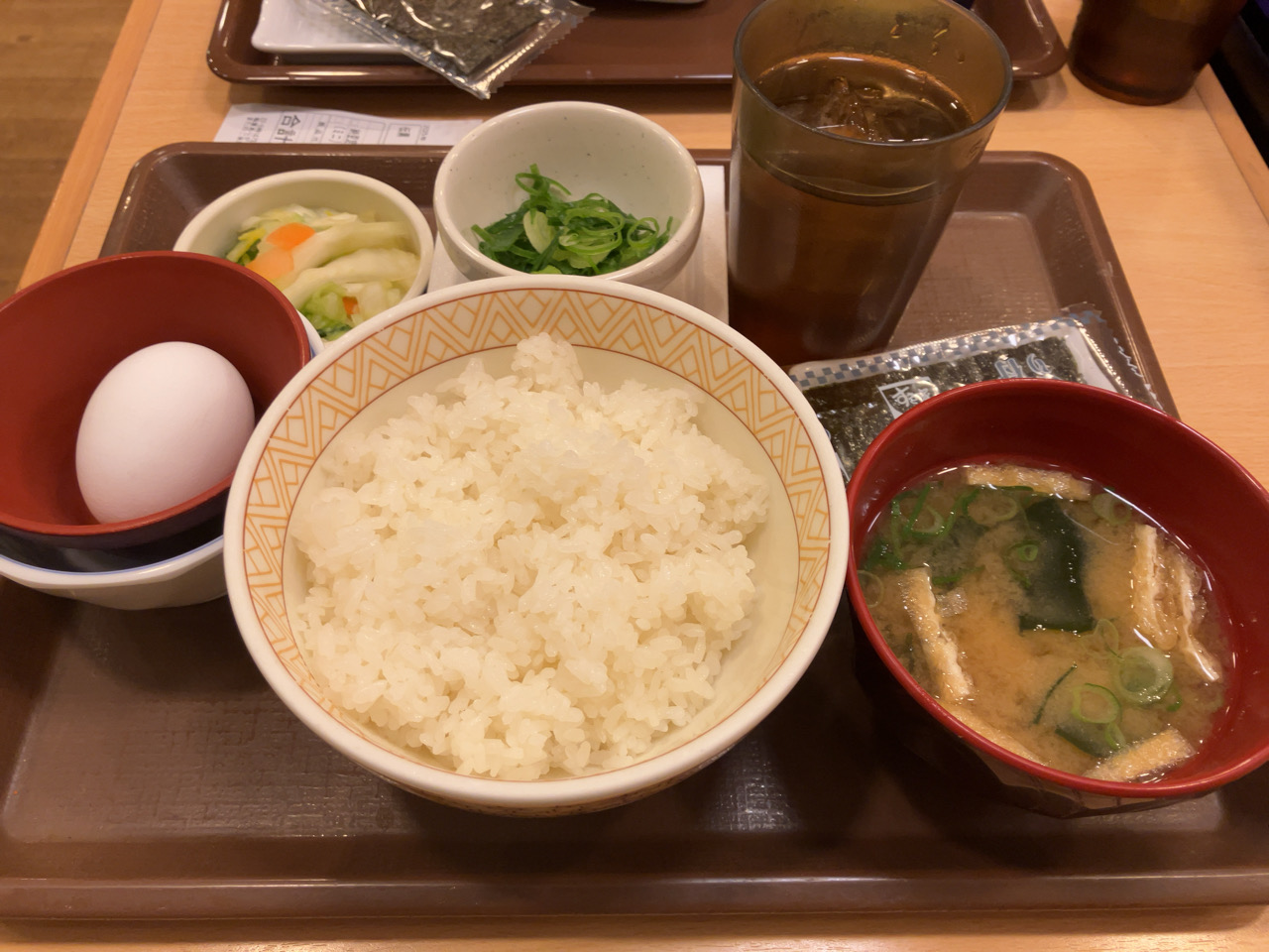 すき家の納豆定食