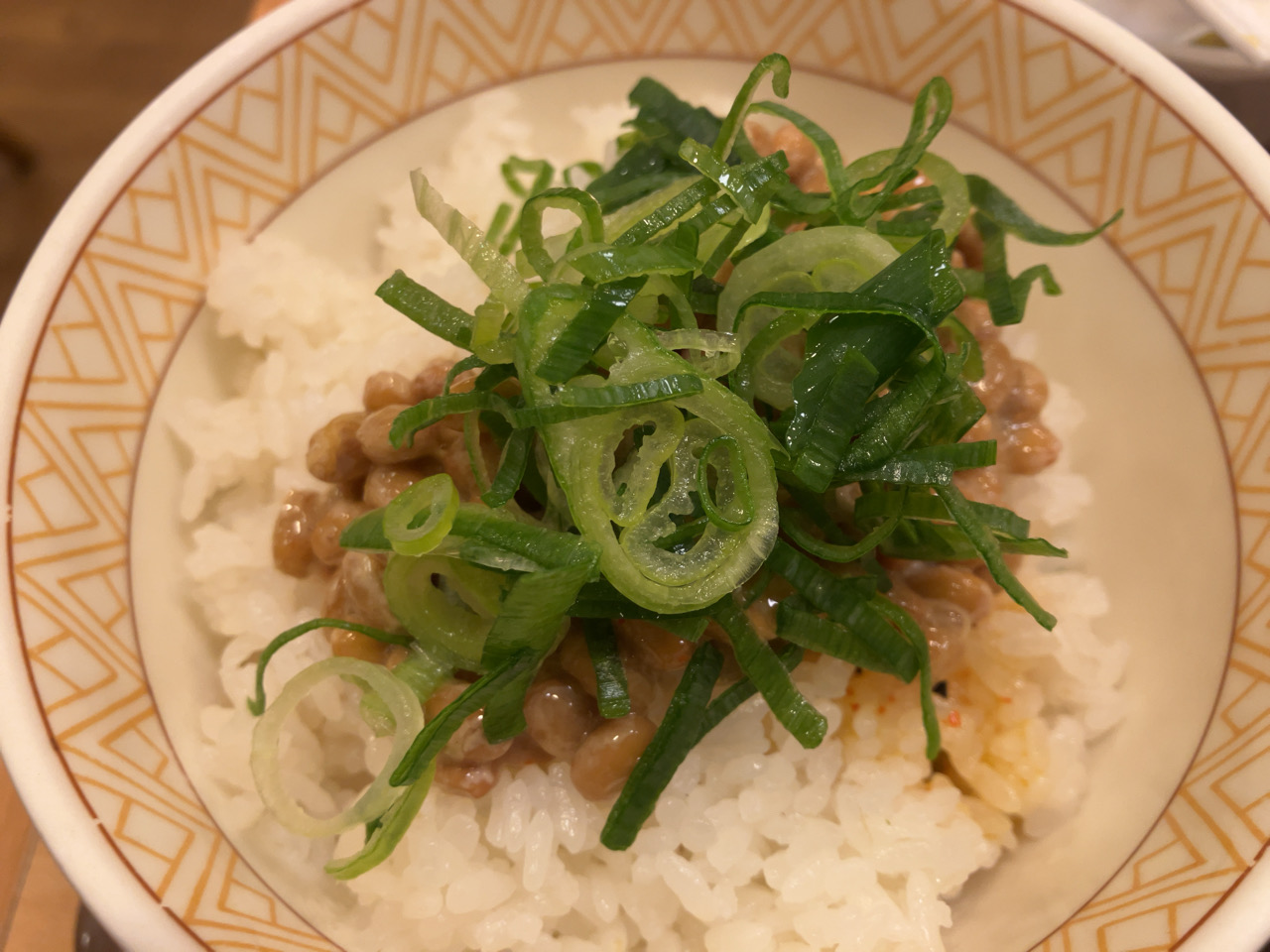 すき家の納豆定食