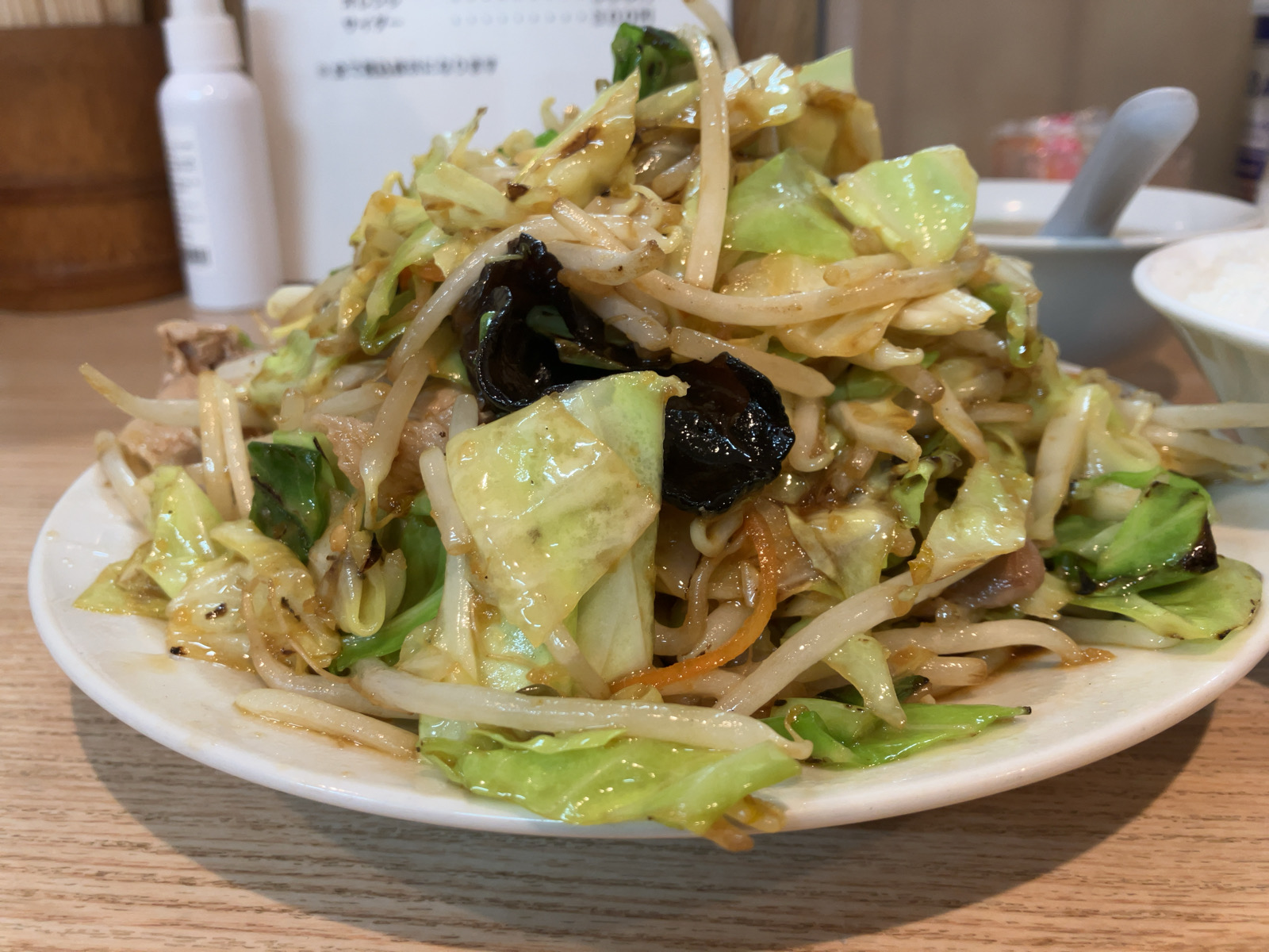 ラーメン西華　野菜炒め