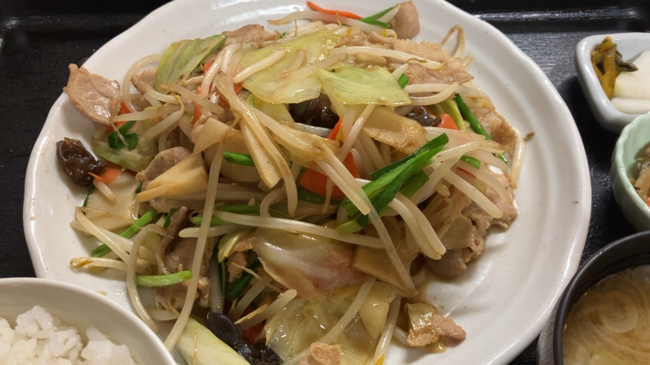 金ちゃん食堂の肉野菜炒め