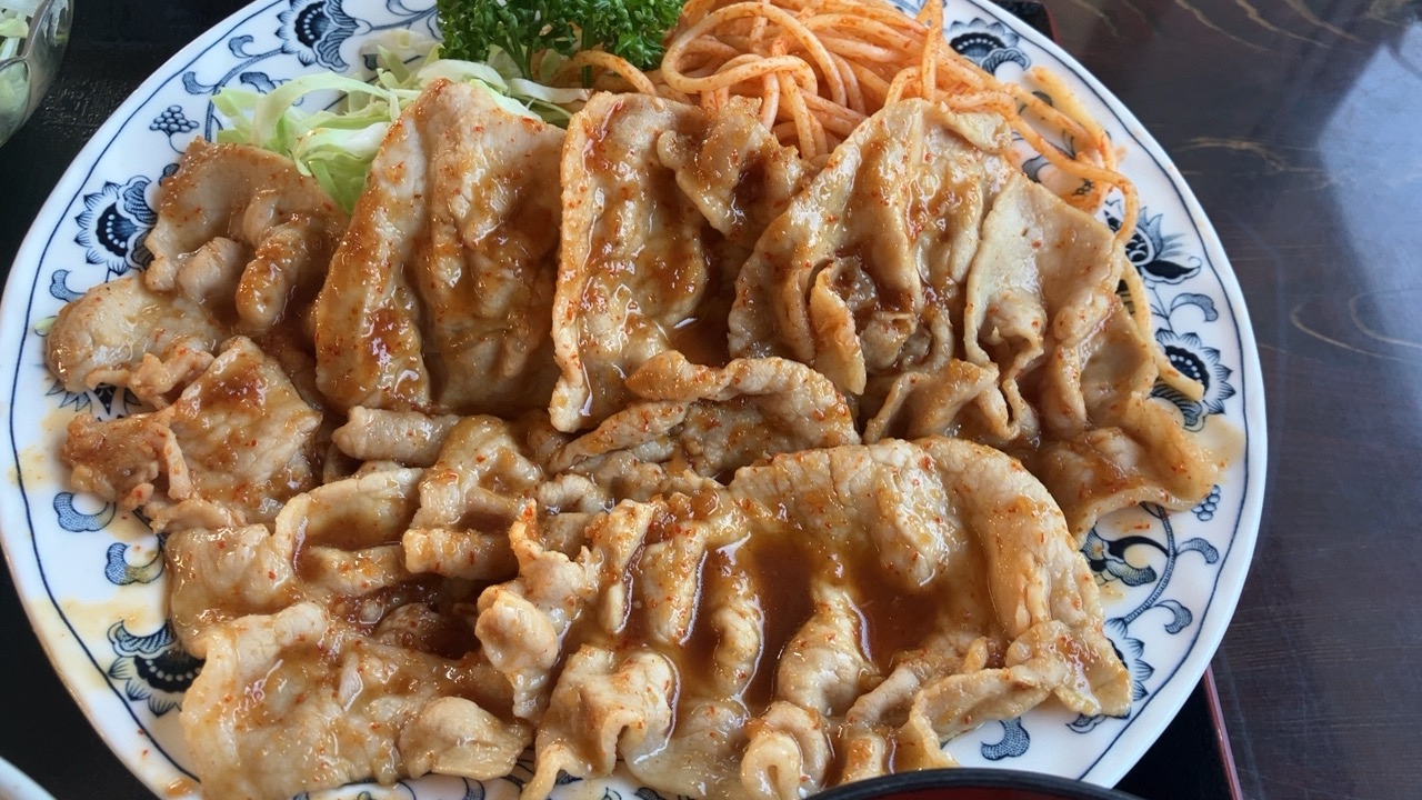 えもり食堂の焼肉定食
